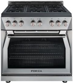 Forza™ 36" Stainless Steel Pro Style Natural Gas Range