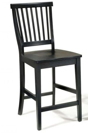 homestyles® Arts & Crafts Black Counter Height Stool
