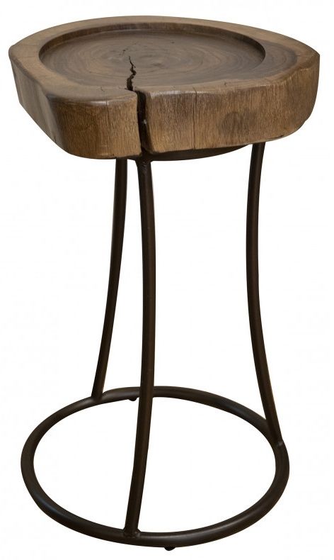 International Furniture Direct Vivo Brown Martini Table-0