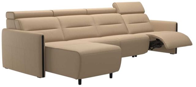 Stressless® by Ekornes® Emily Steel Reclining Sofa with Long Seat 1