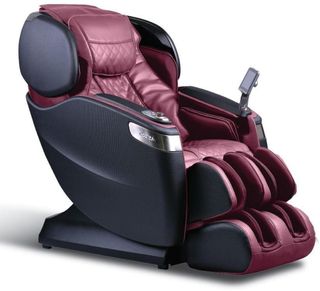 Cozzia® Qi SE Burgundy and Pearl Black Massage Chair