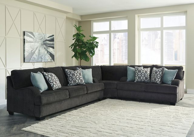 Benchcraft® Charenton 3-Piece Charcoal Sectional 1