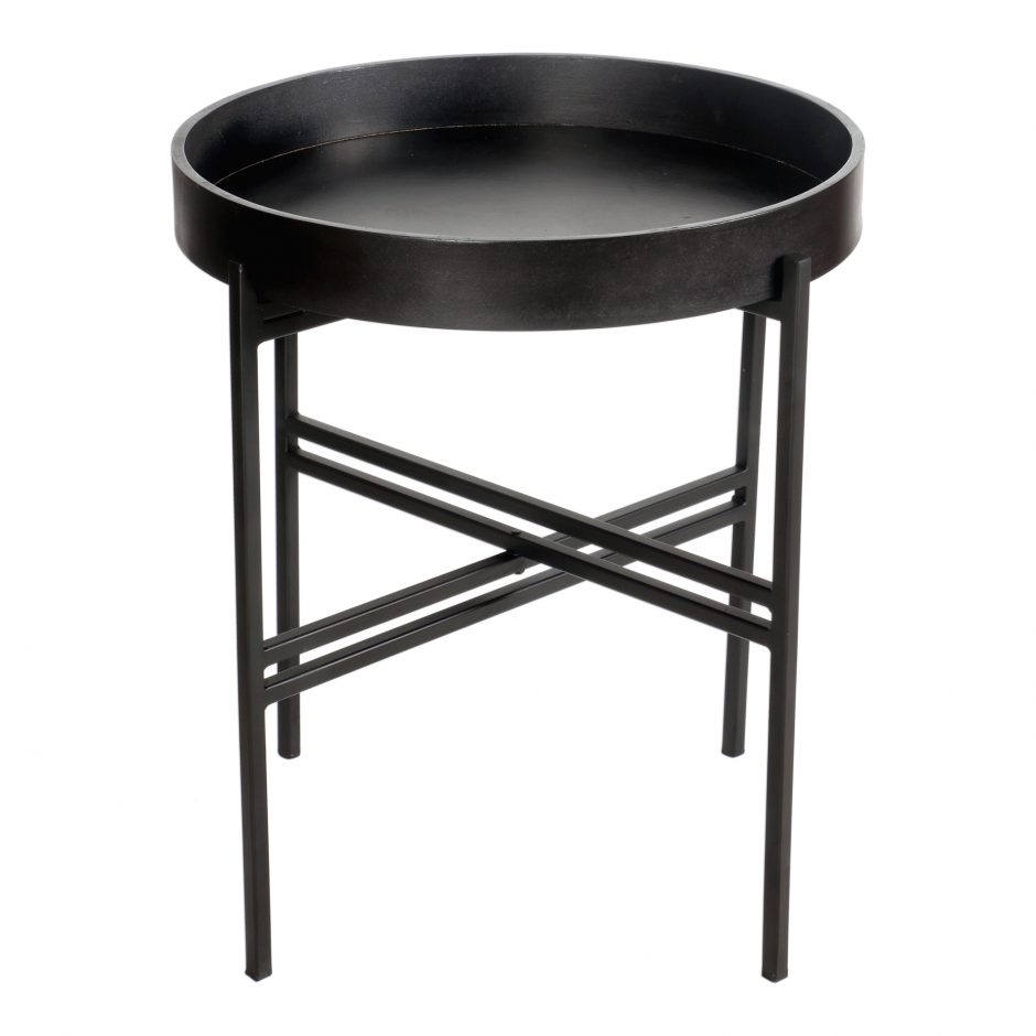 black tray side table