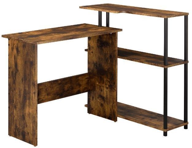 ACME Furniture Levi Weathered Oak and Black Finish Writing Desk | Westside  Furniture | Taft, CA
