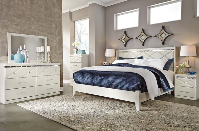 Signature Design by Ashley® Dreamur Champagne King Panel Bed 8