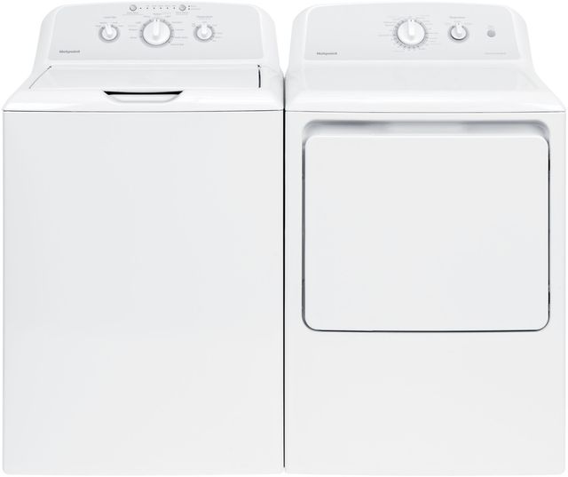 Hotpoint Top Load Laundry Pair 3.8 Cu Ft Washer 6.2 Cu Ft Dryer
