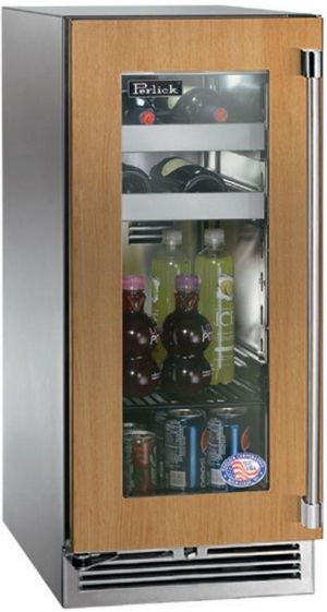 Perlick® Signature Series 15" Panel Ready Freestanding Beverage Center