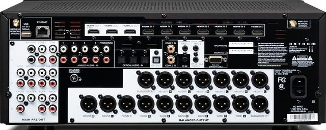 Anthem® AVM 70 Black 15.2 Channel Pre-Amplifier 8