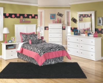 Signature Design by Ashley® Bostwick Shoals White Youth Twin Panel Headboard 5