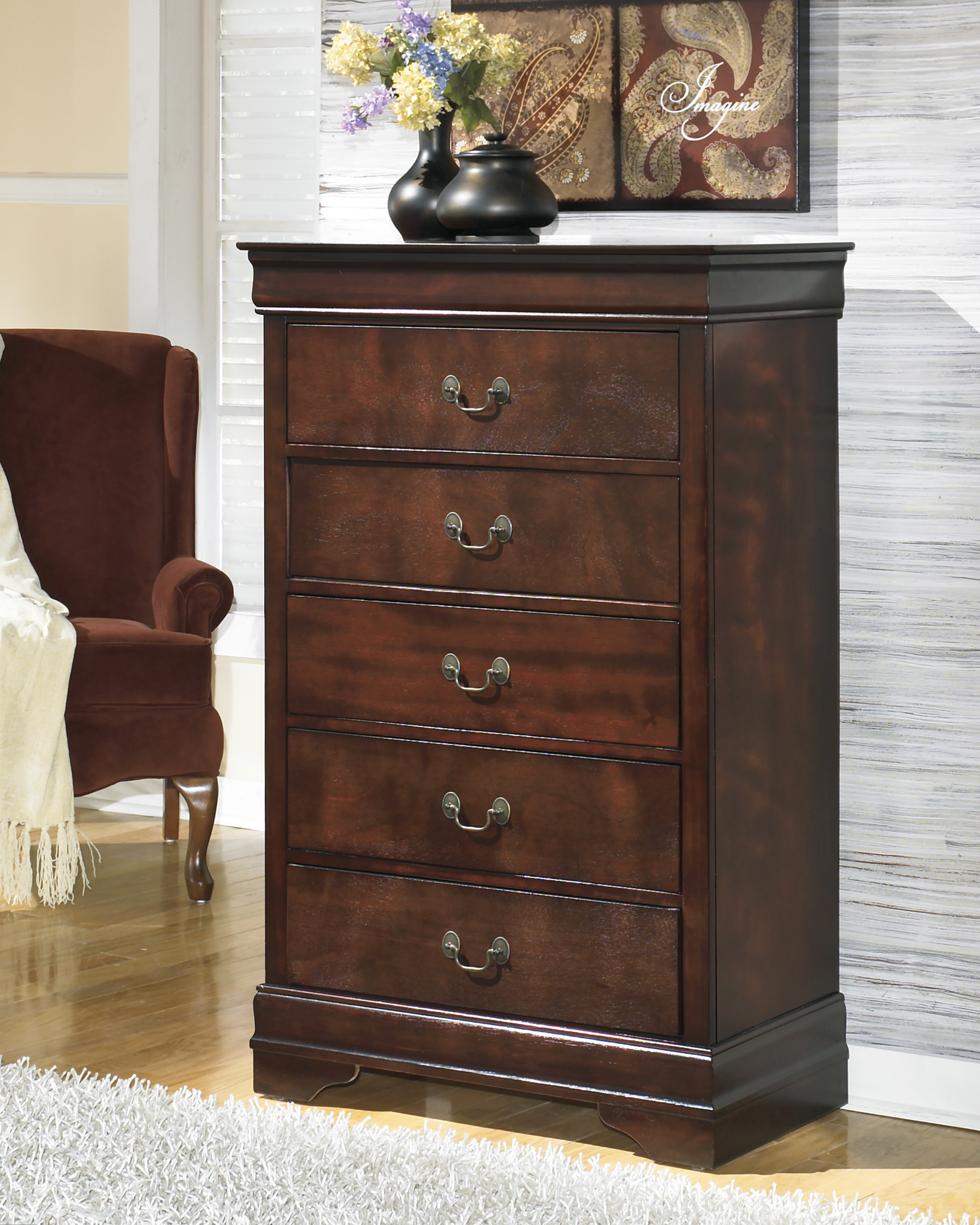 Signature Design By Ashley® Alisdair Dark Brown Chest | Big Sandy ...