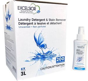 Excelsior® HE 3L Unscented Laundry Detergent and Stain Remover Set