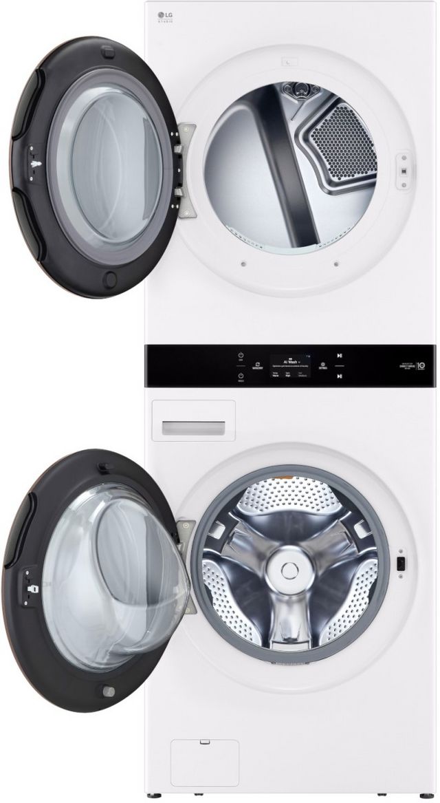 LG Studio WashTower™ 5.0 Cu. Ft. Washer, 7.4 Cu. Ft. Dryer Essence ...