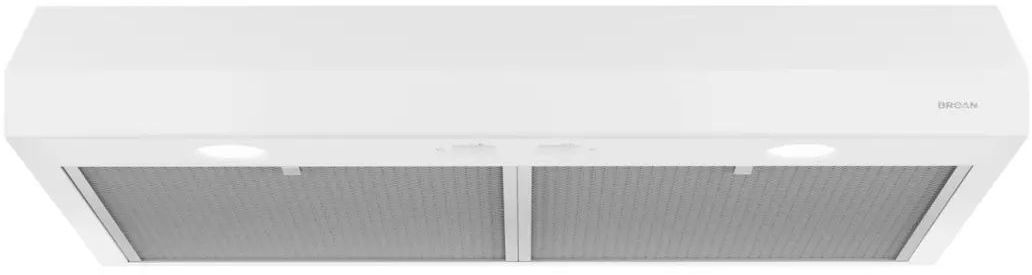 Broan® Glacier BCSD1 Series 24” Under Cabinet Range Hood-White