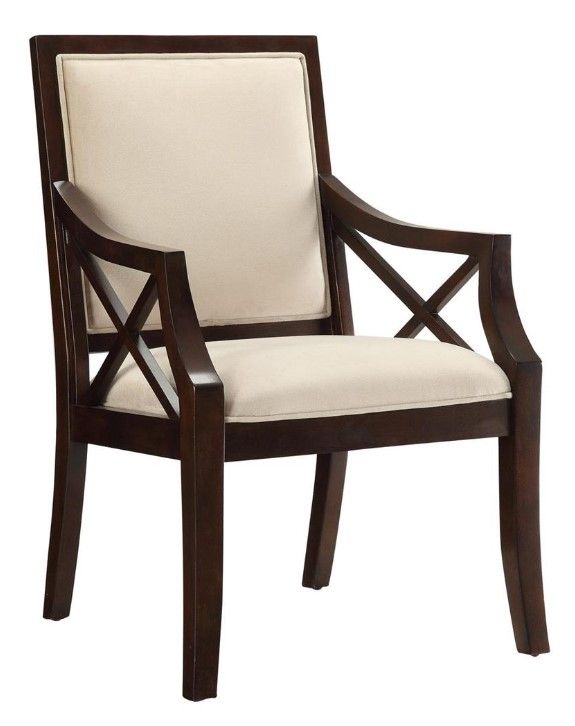 Coast2Coast Home™ Beige/Brown Cherry Accent Chair
