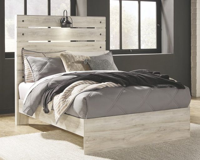 Signature Design by Ashley® Cambeck Whitewash Queen Panel Bed 12