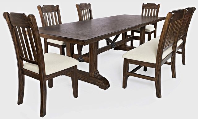 Jofran Inc. Bakersfield 6 Piece Dining Room Set with Bench 0