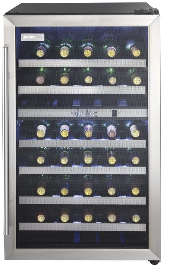 Refroidisseur à vin autoportant de 18 po Danby® Designer de 38 bouteilles - Acier inoxydable