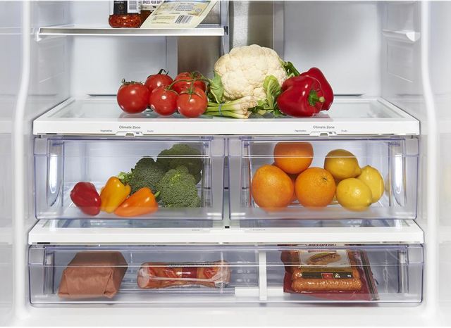 Réfrigérateur à portes françaises de 33 po GE Profile® de 24,8 pi³ - Acier inoxydable 4