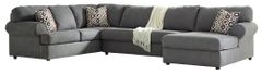 Signature Design by Ashley® Jayceon Steel 3-Piece Sectional with Chaise