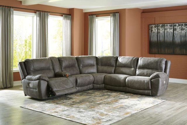 Signature Design by Ashley® Cranedall 6-Piece Quarry Power Reclining Sectional  9