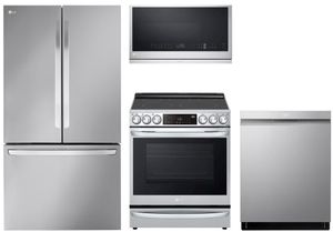 LG Front Control Electric Range Kitchen Package
