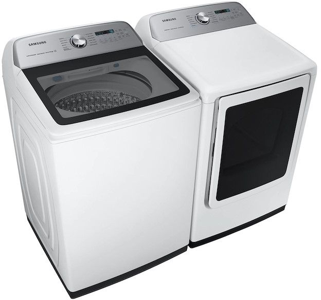 Samsung 7.4 Cu. Ft. White Gas Dryer 8