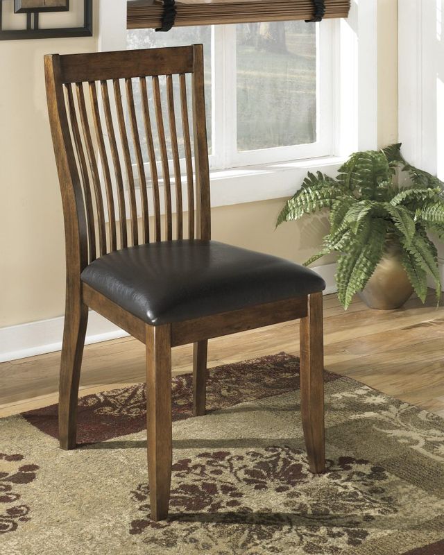 Signature Design by Ashley® Stuman Medium Brown Dining Upholstered Side Chair 6