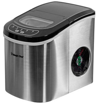 Magic Chef® 9.5" Stainless Steel Portable Countertop Ice Maker