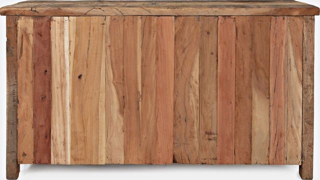 Jofran Inc. Eden Prairie Reclaimed Mixed Wood 4 Door Accent Cabinet 4