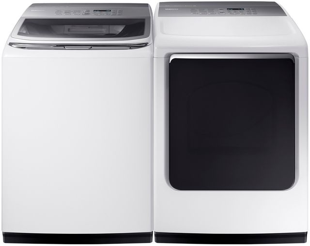 Samsung 7.4 Cu. Ft. White Front Load Gas Dryer 21