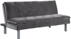 ACME Furniture Cilliers Gray/Chrome Adjustable Sofa