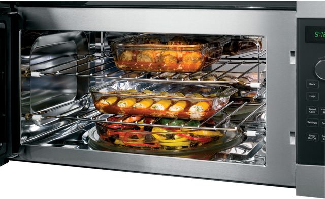 GE® Profile™ Series 1.7 Cu. Ft. Stainless Steel Over The Range Microwave 1