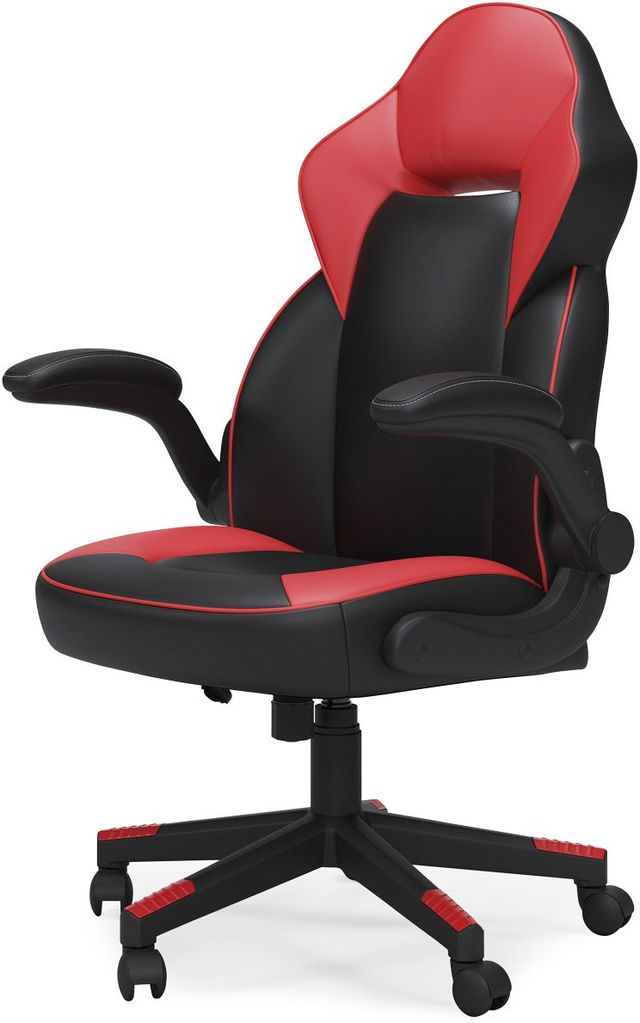 Signature Design by Ashley® Lynxtyn Red/Black Home Office Chair 2