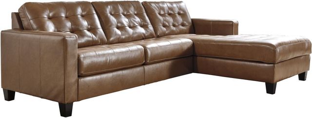 Signature Design by Ashley® Baskove Auburn 2-Piece Sectional With Chaise-0