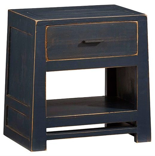 Progressive® Furniture Caroline Navy Blue Nightstand-0