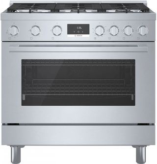 Bosch 800 Series 36" Stainless Steel Industrial Style Natural Gas Range