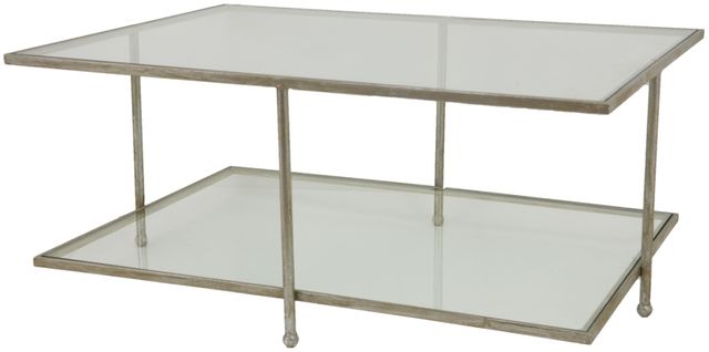 Zeugma Imports® Silver Coffee Table-1