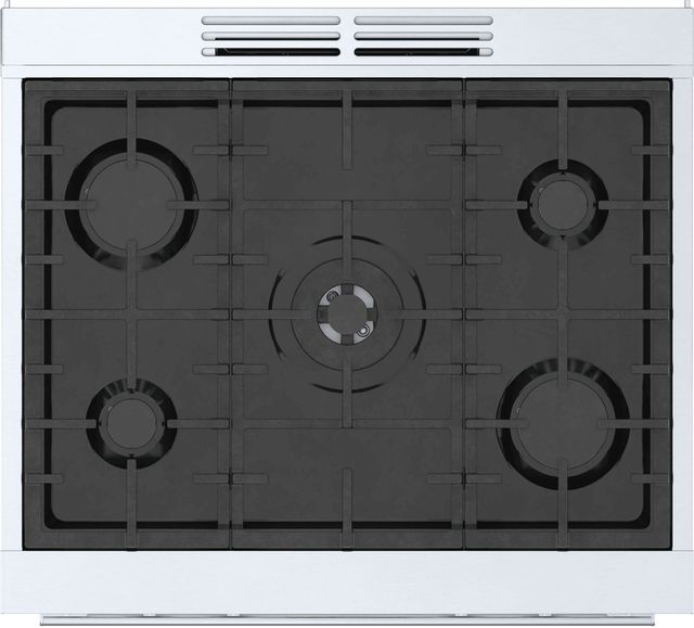 Bosch 800 Series 30" Stainless Steel Pro Style Dual Fuel Range 2