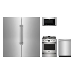 Frigidaire Professional 5 Piece Stainless Steel Kitchen Package