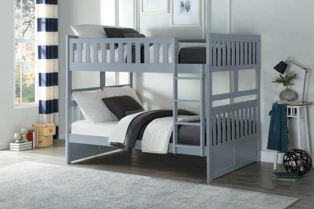 Homelegance Orion Gray Full/Full Bunk Bed