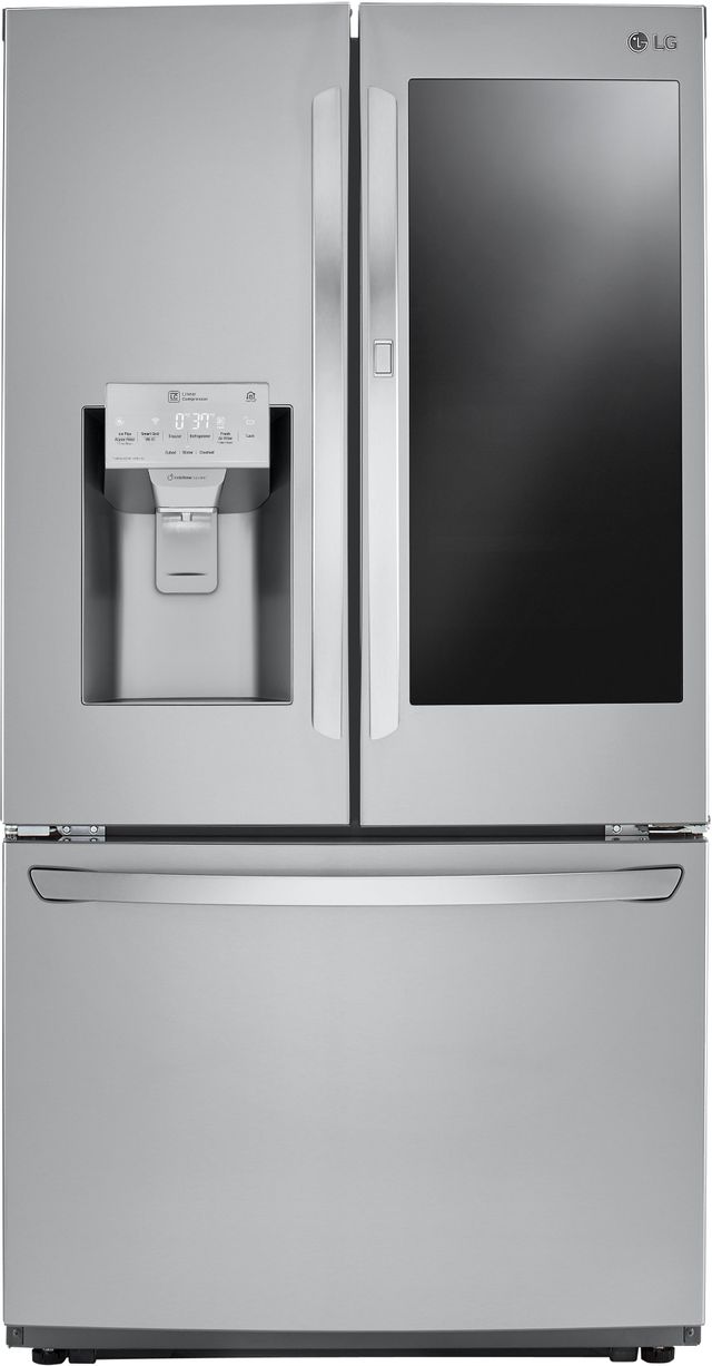 LG 21.9 Cu. Ft. Stainless Steel Counter Depth French Door Refrigerator 1