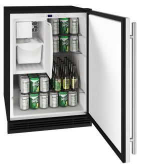 U-Line® 6.6 Cu. Ft. Black Under The Counter Refrigerator 1