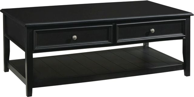 Signature Design by Ashley® Beckincreek 3-Piece Black Living Room Table Set 1