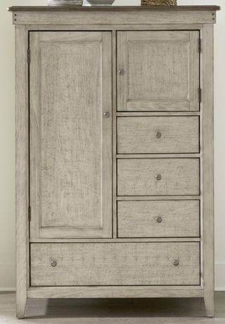 Liberty Furniture Ivy Hollow Dusty Taupe/Weathered Linen Door Chest