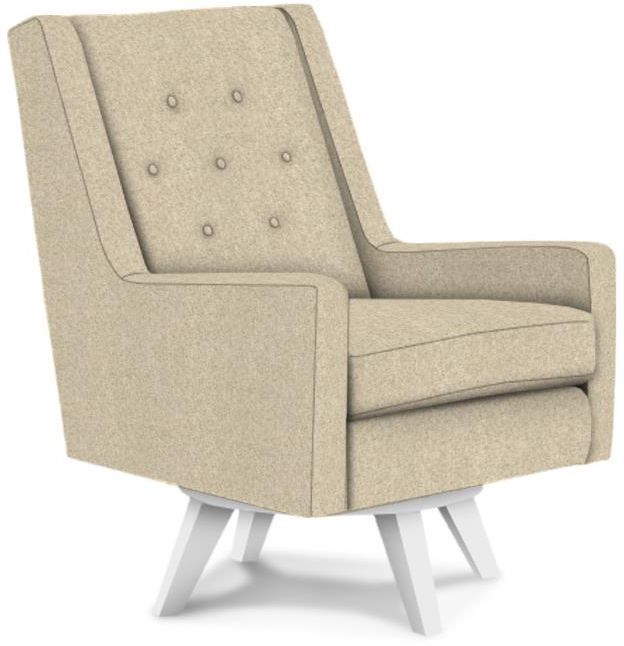Best Home Furnishings® Kale Stone Swivel Barrel Chair