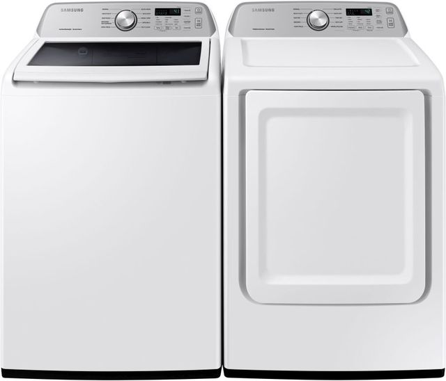 Samsung 3400 Series 7.4 Cu. Ft. White Front Load Electric Dryer 6