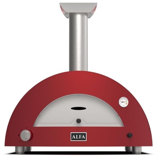 Alfa Moderno Antique Red Pizza Oven-0