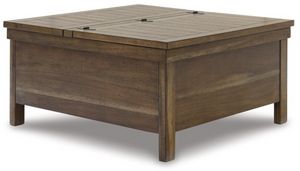 Signature Design by Ashley® Moriville Grayish Brown Lift-Top Coffee Table