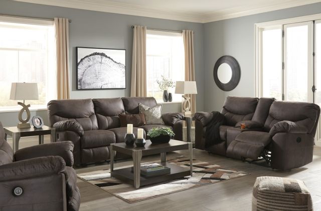 Signature Design by Ashley® Boxberg 3-Piece Teak Living Room Set 4