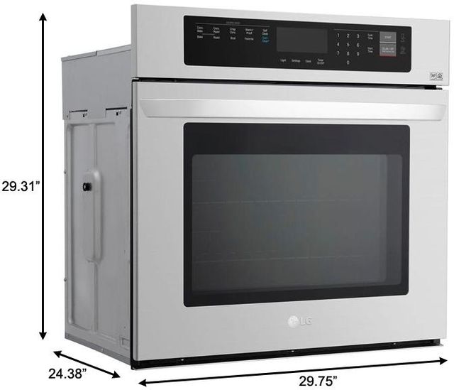 LG 30" Stainless Steel Single Electric Wall Oven 3